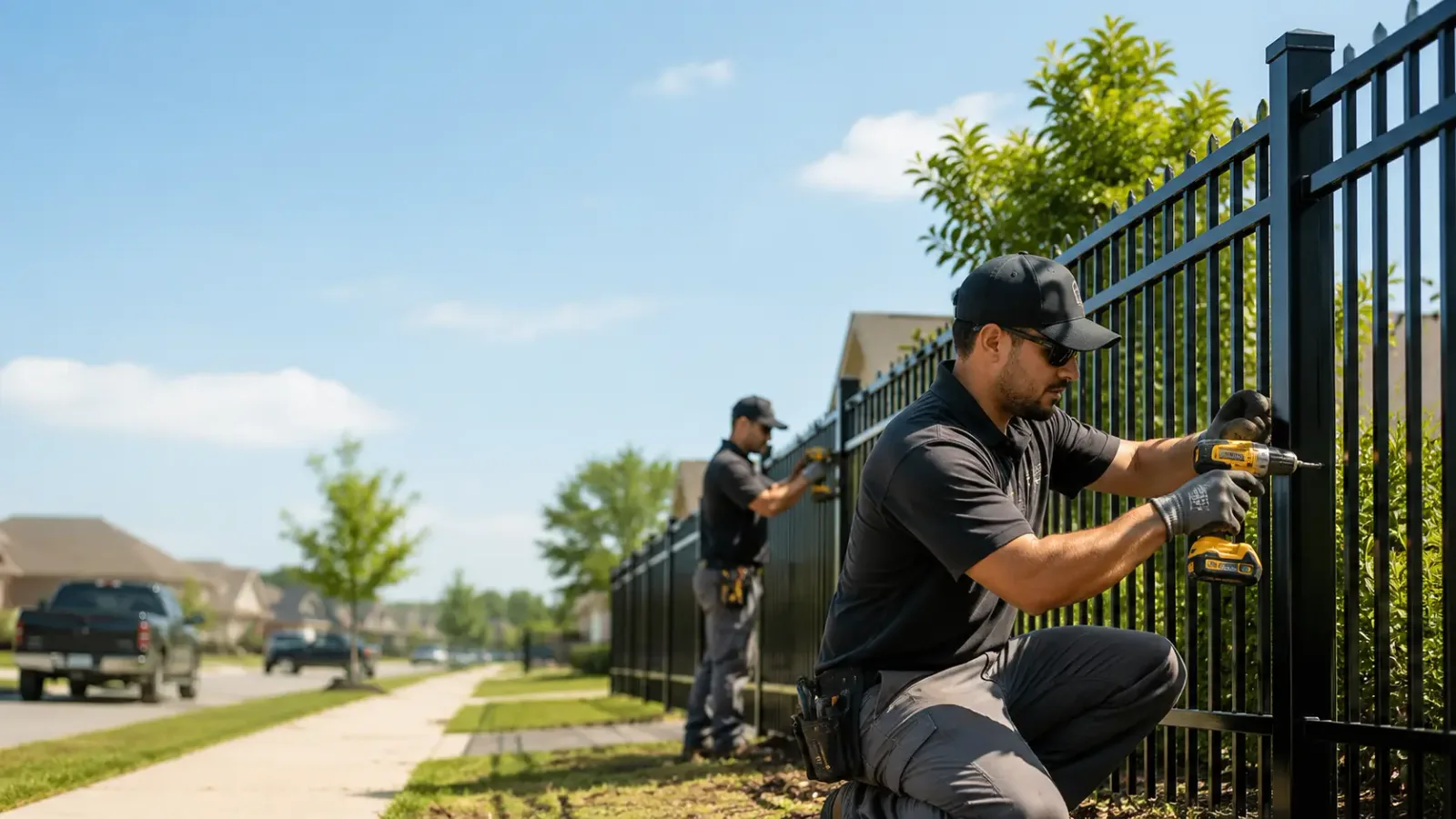 Metal Fence Installation in Moreauville, LA